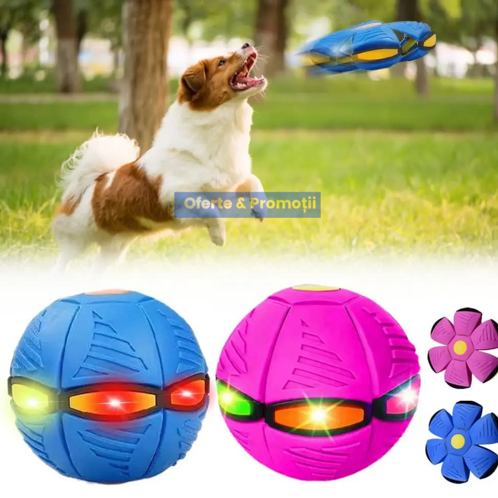 Set 2 x Disc zburator Flat Ball, transformabil in minge