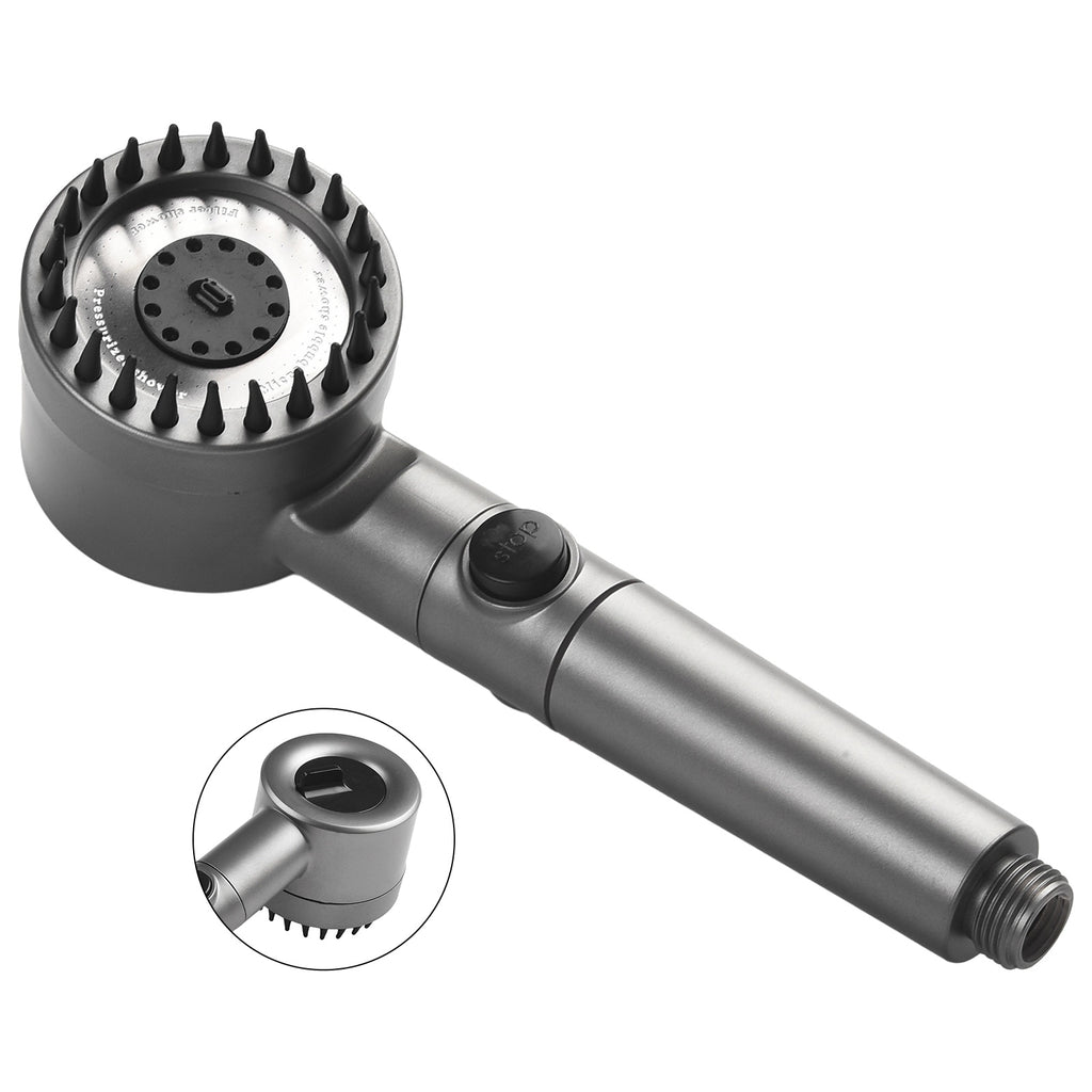 Para de dus de inalta presiune, 3 functii diferite si perie atasata
