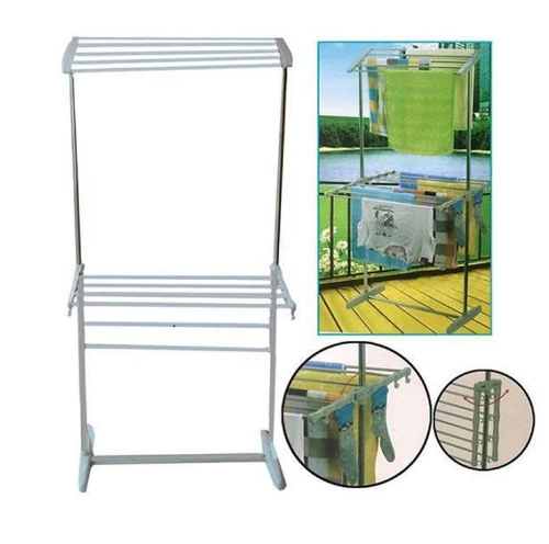 Uscator de Rufe Dublu Vertical, Pliabil si Compact