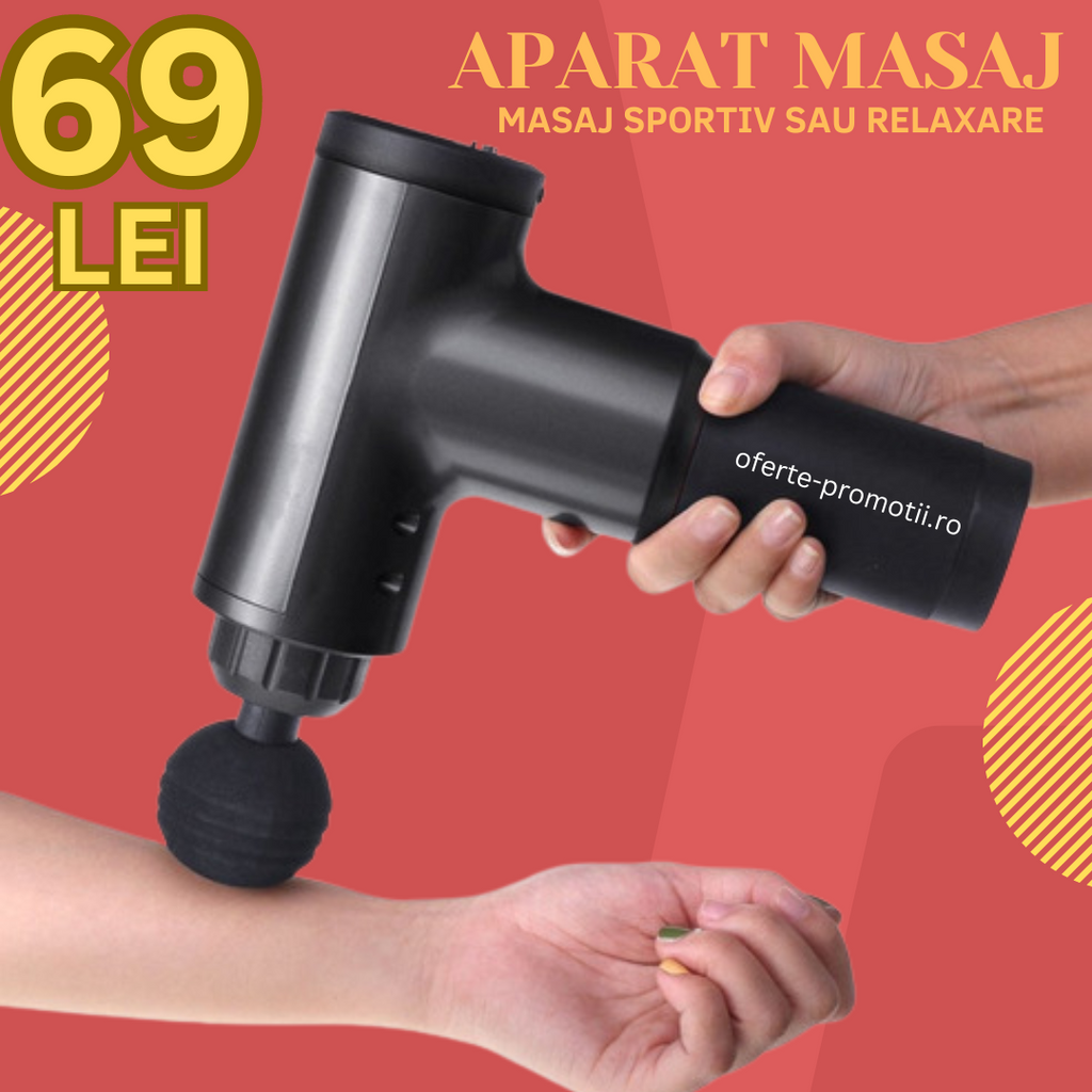 Aparat de Masaj Profesional Facial Gun cu Vibromasaj, KH-320