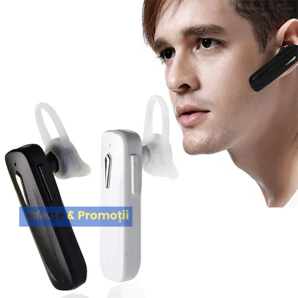 CASCA HANDSFREE BLUETOOTH PENTRU SMARTPHONE, MULTIPOINT, PREMIUM QUALITY