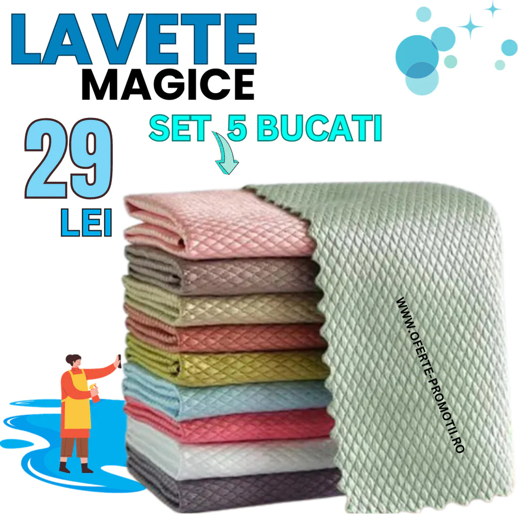 XSXS Set 3 laveta magica 30 x 40 cm
