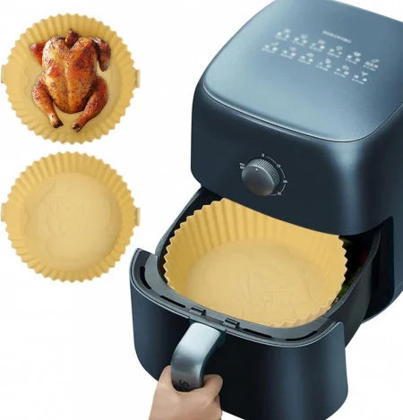 Set 3 cosuri din silicon pentru friteuze cu aer cald