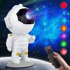 Astronaut proiector LED si laser cu proiectie stele,RGB, telecomanda